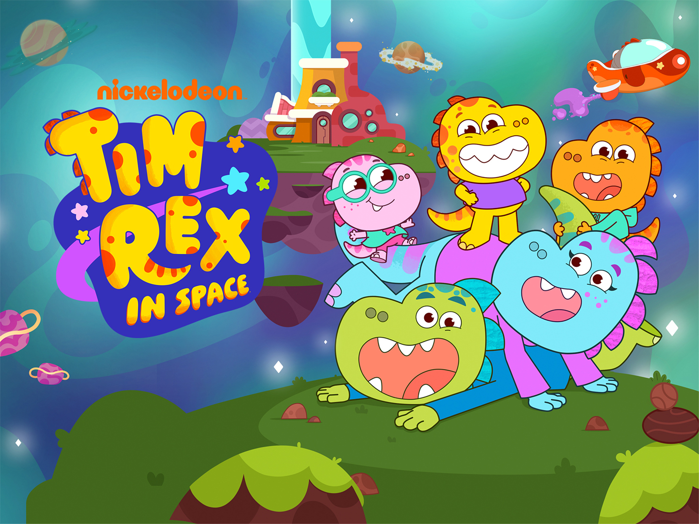 Tim Rex In Space Season 2 Episode 6 "Astropumpkin; Spooky Night; Dinerstore"